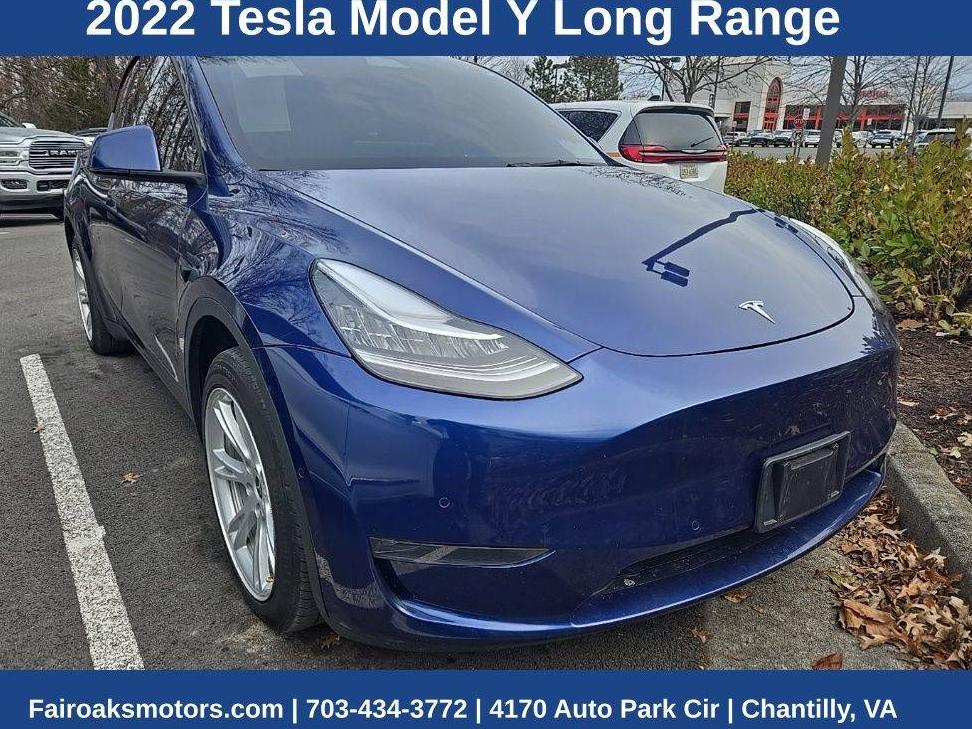 TESLA MODEL Y 2022 7SAYGDEE4NA021047 image